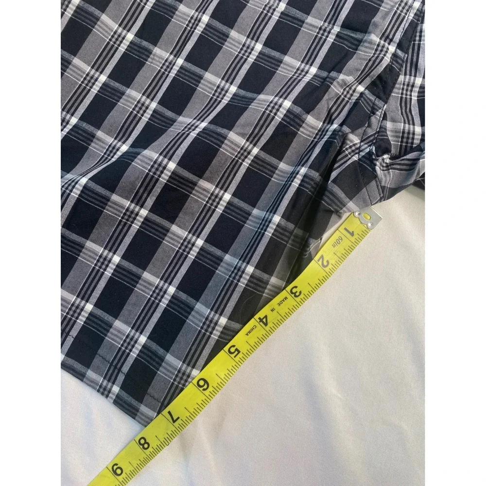 Hanes Mens 2 Pack Plaid Pajama Shorts Small Black Brown Cotton Blend Sleepwear